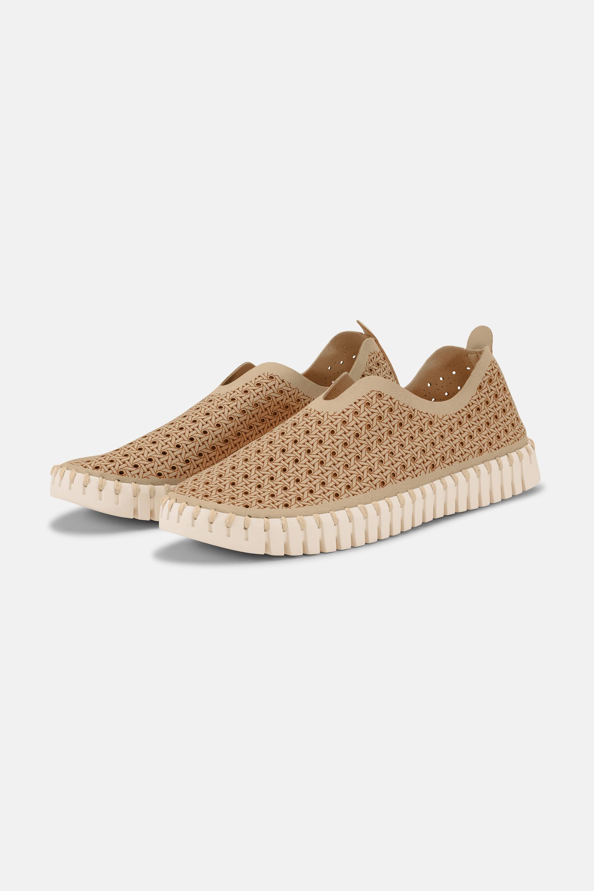 Tulip Sko - Latte Pearled Ivory